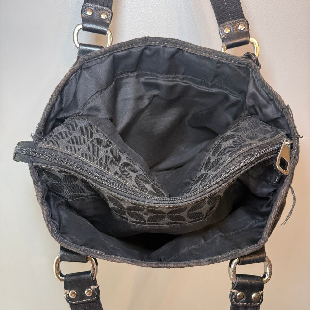 Fossil Women's Signature Print Canvas Key-Per Tot… - image 6